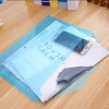 Office supplies, stationery, PVC transparent snap fasteners, 18C file bags, information bags, folders, A4 color, factory direct supply Specification image
